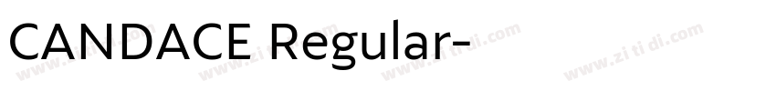 CANDACE Regular字体转换